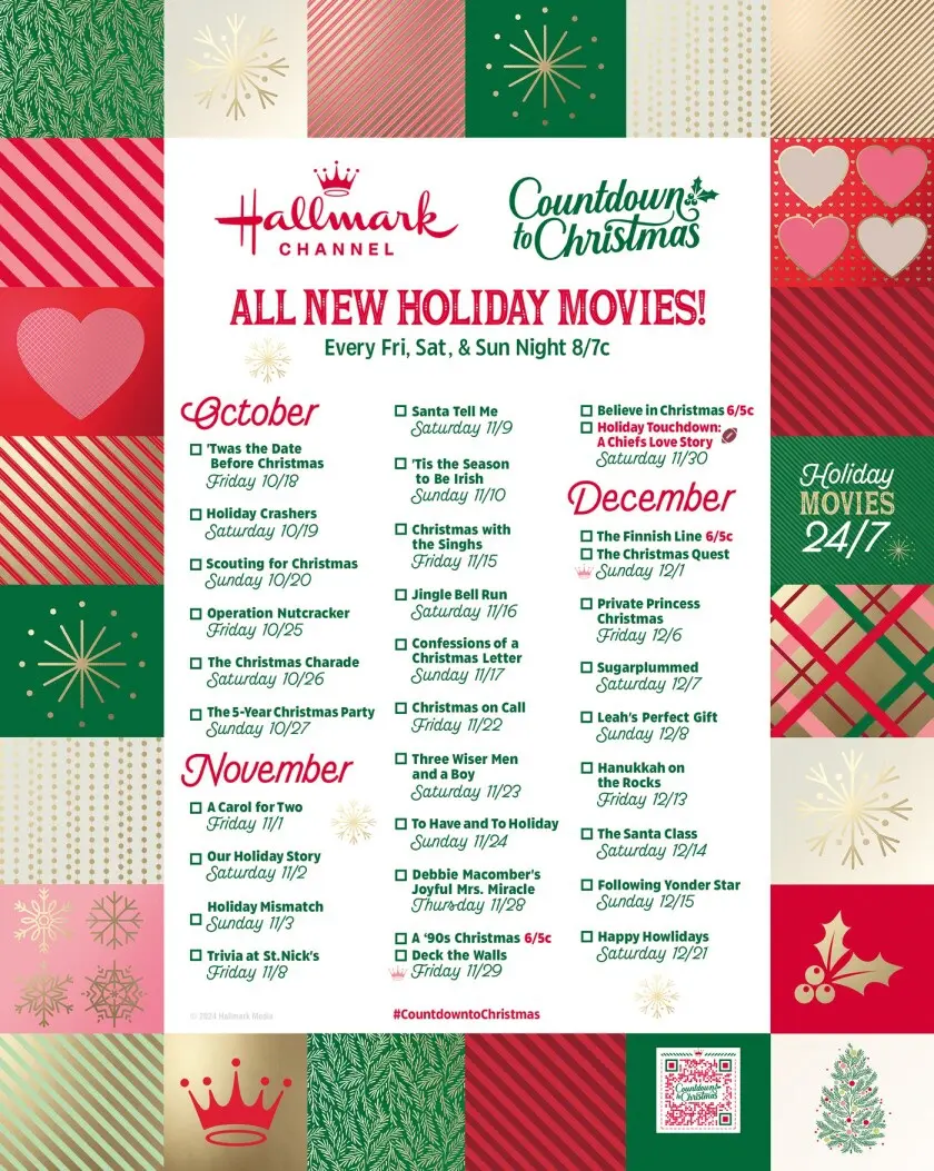 Hallmark Channel Countdown to Christmas 2024